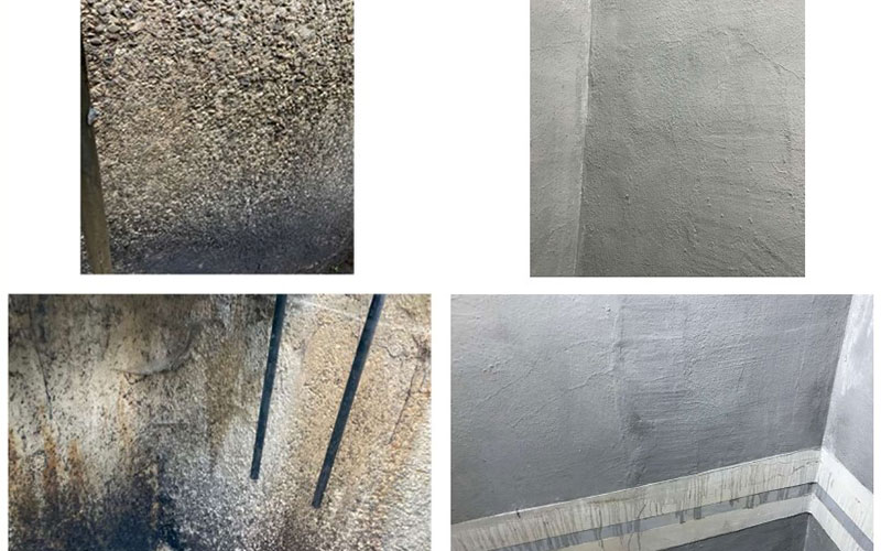 CeramycGuard concrete surface treatment on spillway flood defence.